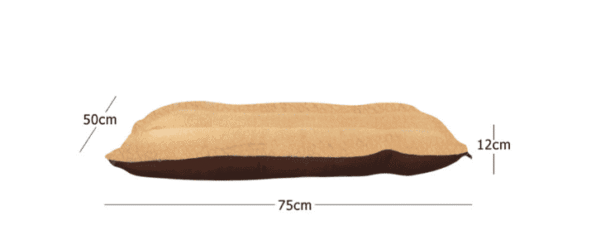 Bouledogue Avenue Pour Bouli Lit Matelas Géant en Polaire