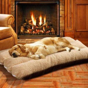 Bouledogue Avenue Pour Bouli Lit Matelas Géant en Polaire