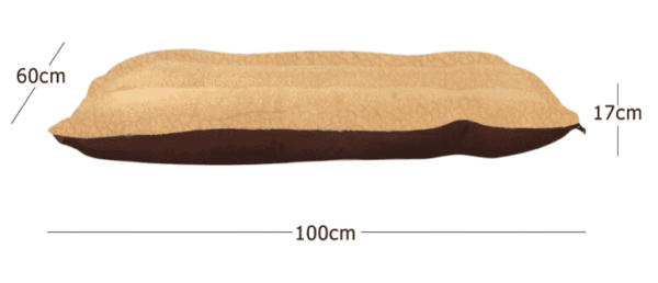 Bouledogue Avenue Pour Bouli Lit Matelas Géant en Polaire