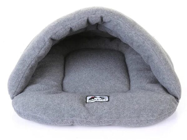 Lit Panier Cabane pour Bouledogue Pour Bouli Gris / 28X38CM