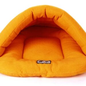 Lit Panier Cabane pour Bouledogue Pour Bouli Orange / 28X38CM