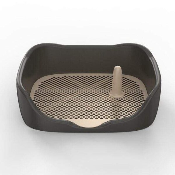 Bouledogue Avenue Pour Bouli Noir / S Litière Pratique pour Bouledogue à fond amovible