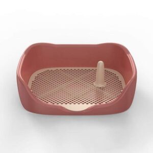 Bouledogue Avenue Pour Bouli Rouge / L Litière Pratique pour Bouledogue à fond amovible