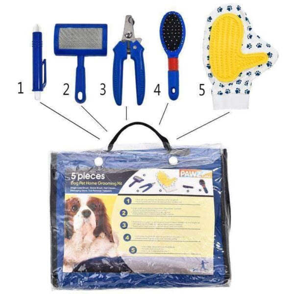 Bouledogue Avenue Malette 5 Pièces pour la Toilette de votre Chien