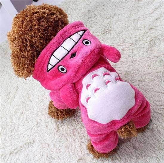 Bouledogue Avenue Pour Bouli Rose / L Manteau à Capuche - Petit Monstre