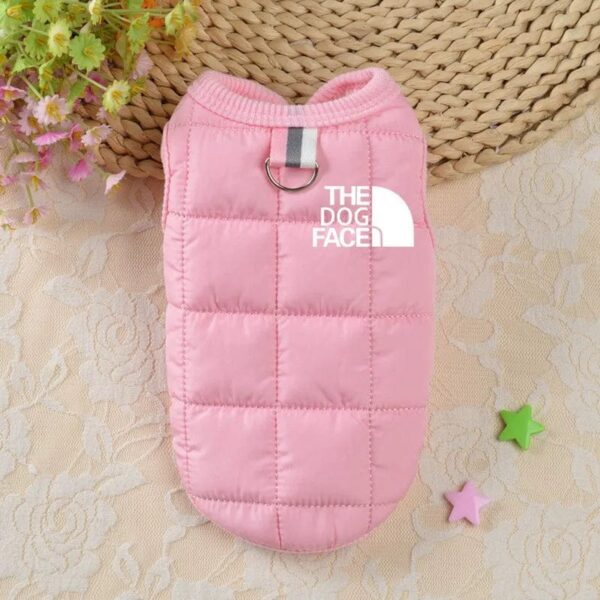 Manteau d'Hiver Tendance pour Bouledogue Français – Vêtement Chaud the dog face Rose / XS