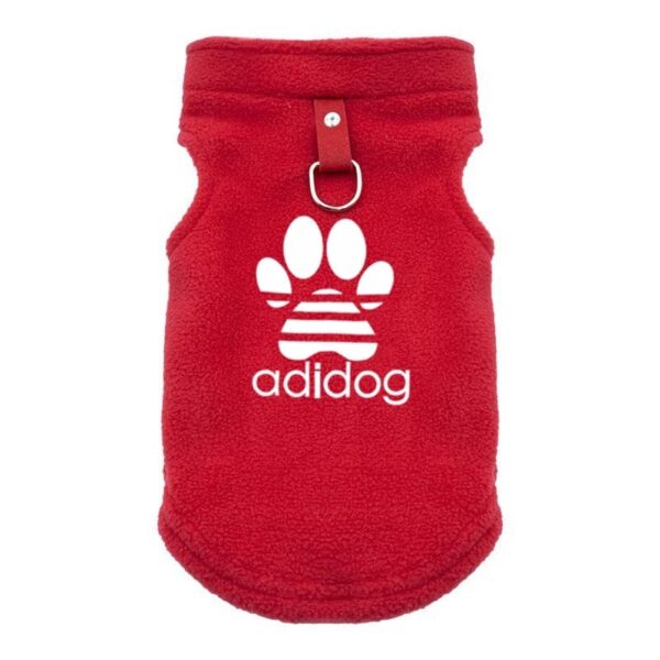 Manteau en Polaire Adidog pour Bouledogue Français – Pull Chaud et Confortable pour Hiver Dog Apparel 10 / S