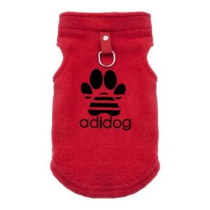 Manteau en Polaire Adidog pour Bouledogue Français – Pull Chaud et Confortable pour Hiver Dog Apparel 11 / S