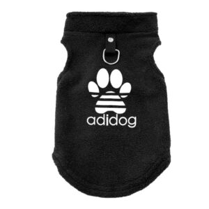 Manteau en Polaire Adidog pour Bouledogue Français – Pull Chaud et Confortable pour Hiver Dog Apparel 3 / S