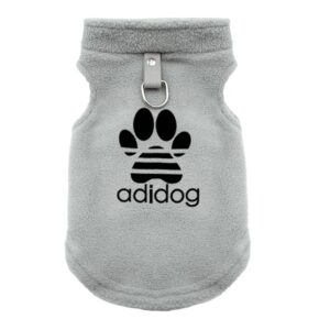 Manteau en Polaire Adidog pour Bouledogue Français – Pull Chaud et Confortable pour Hiver Dog Apparel 4 / S