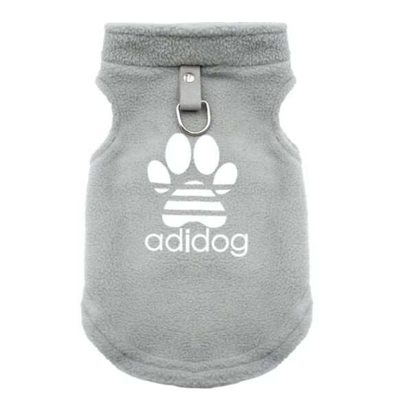 Manteau en Polaire Adidog pour Bouledogue Français – Pull Chaud et Confortable pour Hiver Dog Apparel 5 / S