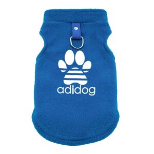 Manteau en Polaire Adidog pour Bouledogue Français – Pull Chaud et Confortable pour Hiver Dog Apparel 6 / S