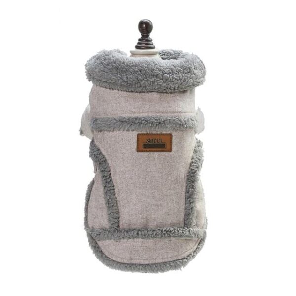 Bouledogue Avenue Gris Clair / S Manteau Polaire pour Chien