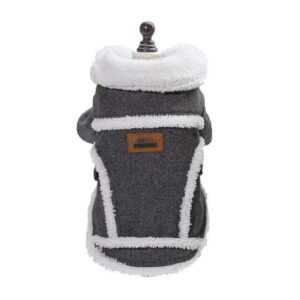 Bouledogue Avenue Gris Foncé / S Manteau Polaire pour Chien