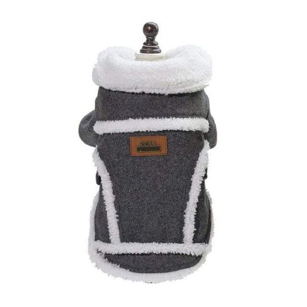 Bouledogue Avenue Gris Foncé / S Manteau Polaire pour Chien