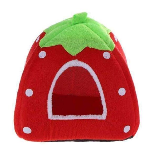 Bouledogue Avenue Pour Bouli Rouge Niche d'intérieur pliable - Fruits