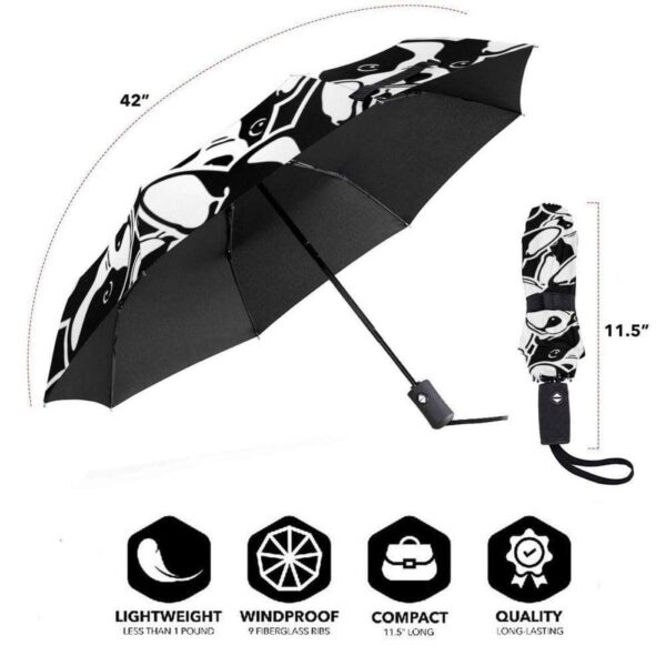 Bouledogue Avenue Parapluie Décor Bouledogue