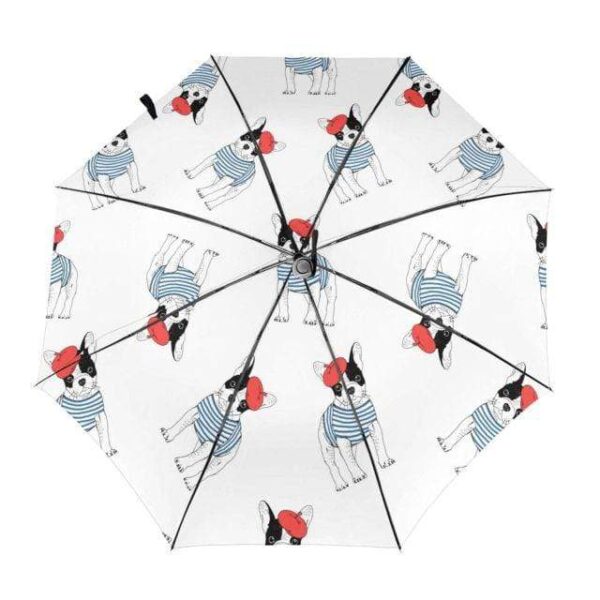 Bouledogue Avenue Inside Print 3 Parapluie Décor Bouledogue