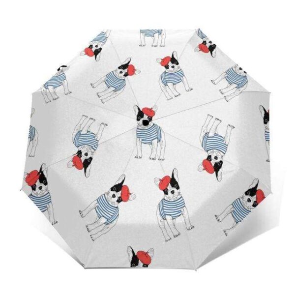 Bouledogue Avenue Outer Print 3 Parapluie Décor Bouledogue