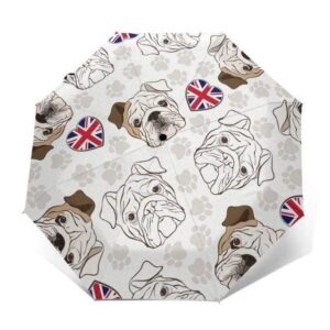 Bouledogue Avenue Outer Print 4 Parapluie Décor Bouledogue