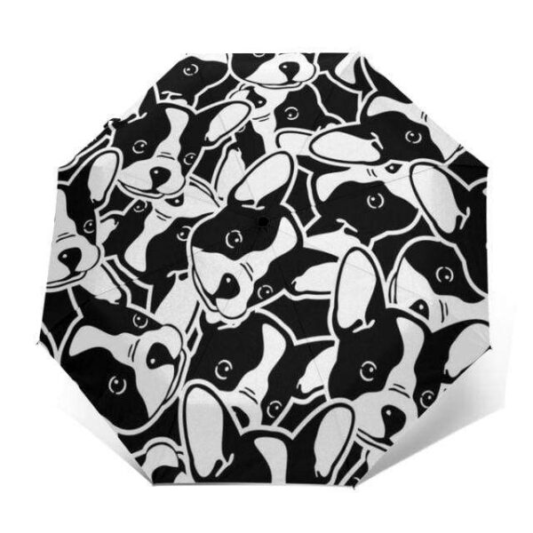 Bouledogue Avenue Outer Print Parapluie Décor Bouledogue