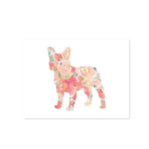Bouledogue Avenue Pour Humains A5 15x21 cm Peinture - Bouledogue français