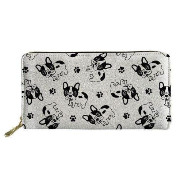 Bouledogue Avenue Pour Humains L4771Z21 Porte-monnaie - Bouledogue français