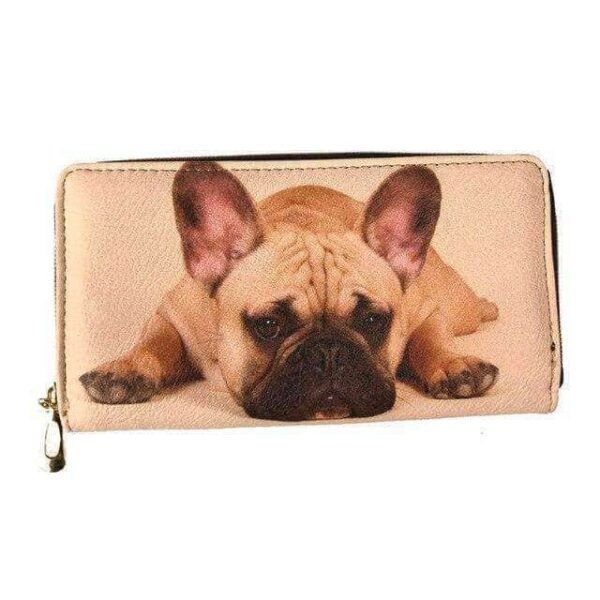 Bouledogue Avenue Pour Humains Z3216Z21 Porte-monnaie - Bouledogue français