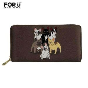 Bouledogue Avenue Pour Humains Z4229Z21 Porte-monnaie - Bouledogue français