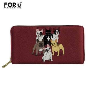 Bouledogue Avenue Pour Humains Z4230Z21 Porte-monnaie - Bouledogue français