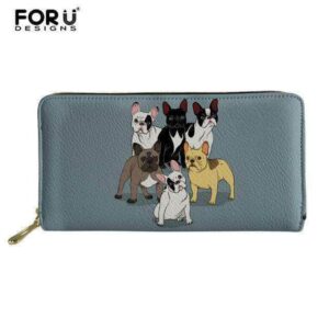 Bouledogue Avenue Pour Humains Z4231Z21 Porte-monnaie - Bouledogue français