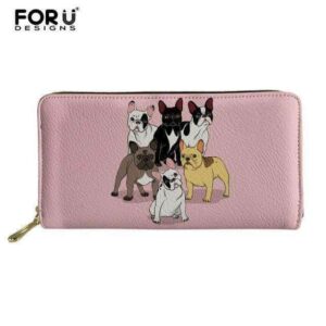 Bouledogue Avenue Pour Humains Z4232Z21 Porte-monnaie - Bouledogue français