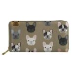 Bouledogue Avenue Pour Humains ZJZ136Z21 Porte-monnaie - Bouledogue français