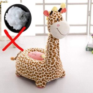 Bouledogue Avenue A-Petite-girafeSans Coton Pouf Rigolo pour Chien