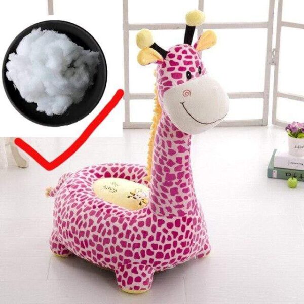 Bouledogue Avenue B-Petite-girafe bourrée de coton Pouf Rigolo pour Chien