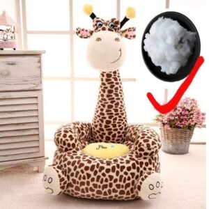 Bouledogue Avenue C-Grande-girafe bourrée de coton Pouf Rigolo pour Chien