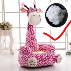 Bouledogue Avenue D-Grande-girafe bourrée de coton Pouf Rigolo pour Chien