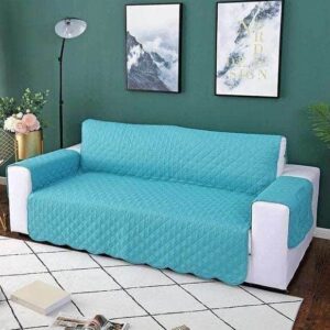 Bouledogue Avenue Pour Vous Bleu Turquoise Protège-Canapé pour Chiens