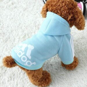 Bouledogue Avenue Pour Bouli Light Blue / 9XL 31.5-35.5kg Pull à Capuche Adidog