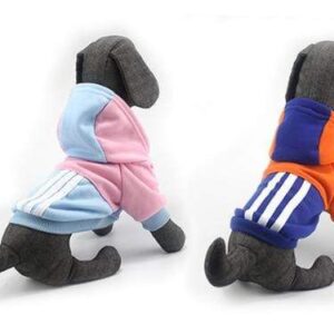 Bouledogue Avenue Pour Bouli Pull à Capuche Trois Bandes