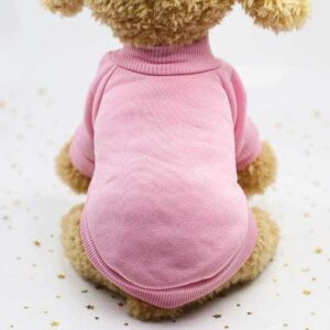 Bouledogue Avenue Pour Bouli Rose / XS Pull à Col Roulé