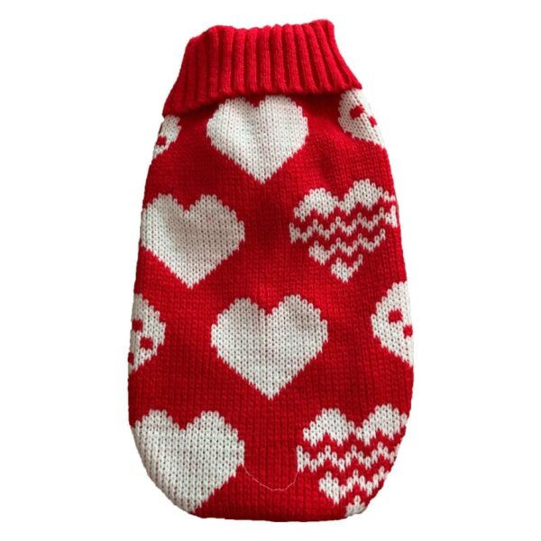 Pull d'Hiver en Laine Noël pour Bouledogue Français – Vêtement de Noël Chaud et Confortable