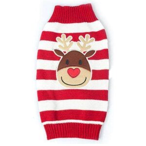 Bouledogue Avenue 1 / XXS Pull de Noël pour Chien