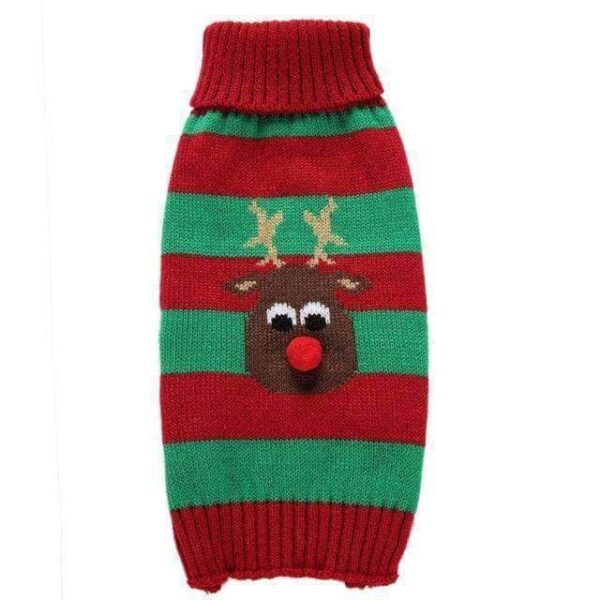 Bouledogue Avenue 6 / XXS Pull de Noël pour Chien