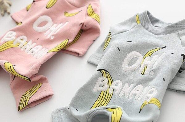 Pyjama D'hiver 'Oh Banana!' Pour Bouledogue francais Dog Apparel