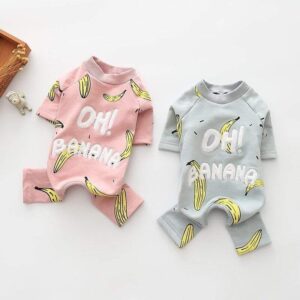 Pyjama D'hiver 'Oh Banana!' Pour Bouledogue francais Dog Apparel