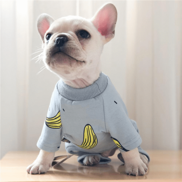 Pyjama D'hiver 'Oh Banana!' Pour Bouledogue francais Dog Apparel