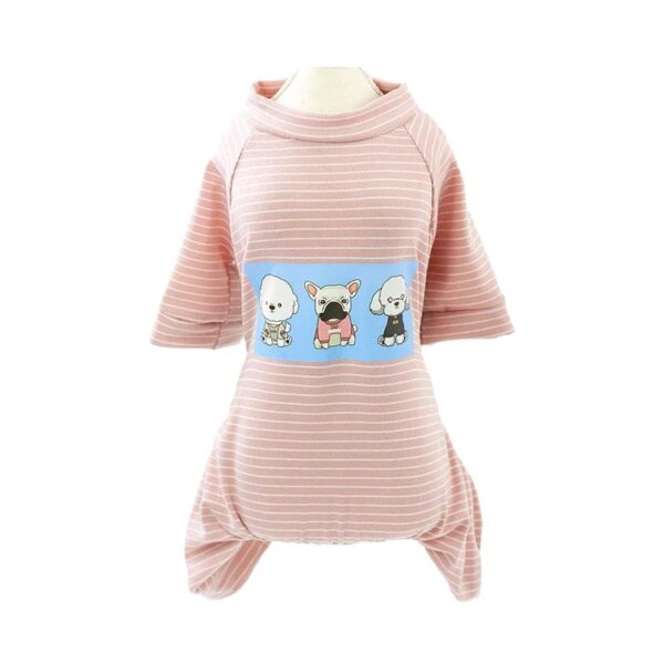 Pyjama rayé pour chiots Pour Bouli