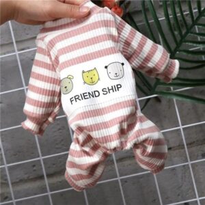 Pyjama rayé pour chiots Pour Bouli