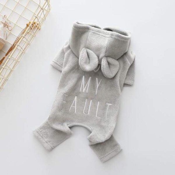 Bouledogue Avenue Pour Bouli Gris / L Pyjama tout doux - "Not My Fault"